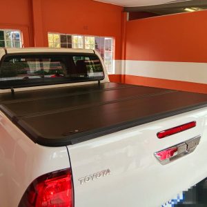 TOYOTA HILUX GD6 DOUBLE CAB Hard Tri - Fold Lockable Tonneau Cover