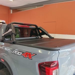 NISSAN NAVARA PRO -4X Double Cab Hard Tri-Fold Lockable Tonneau Cover